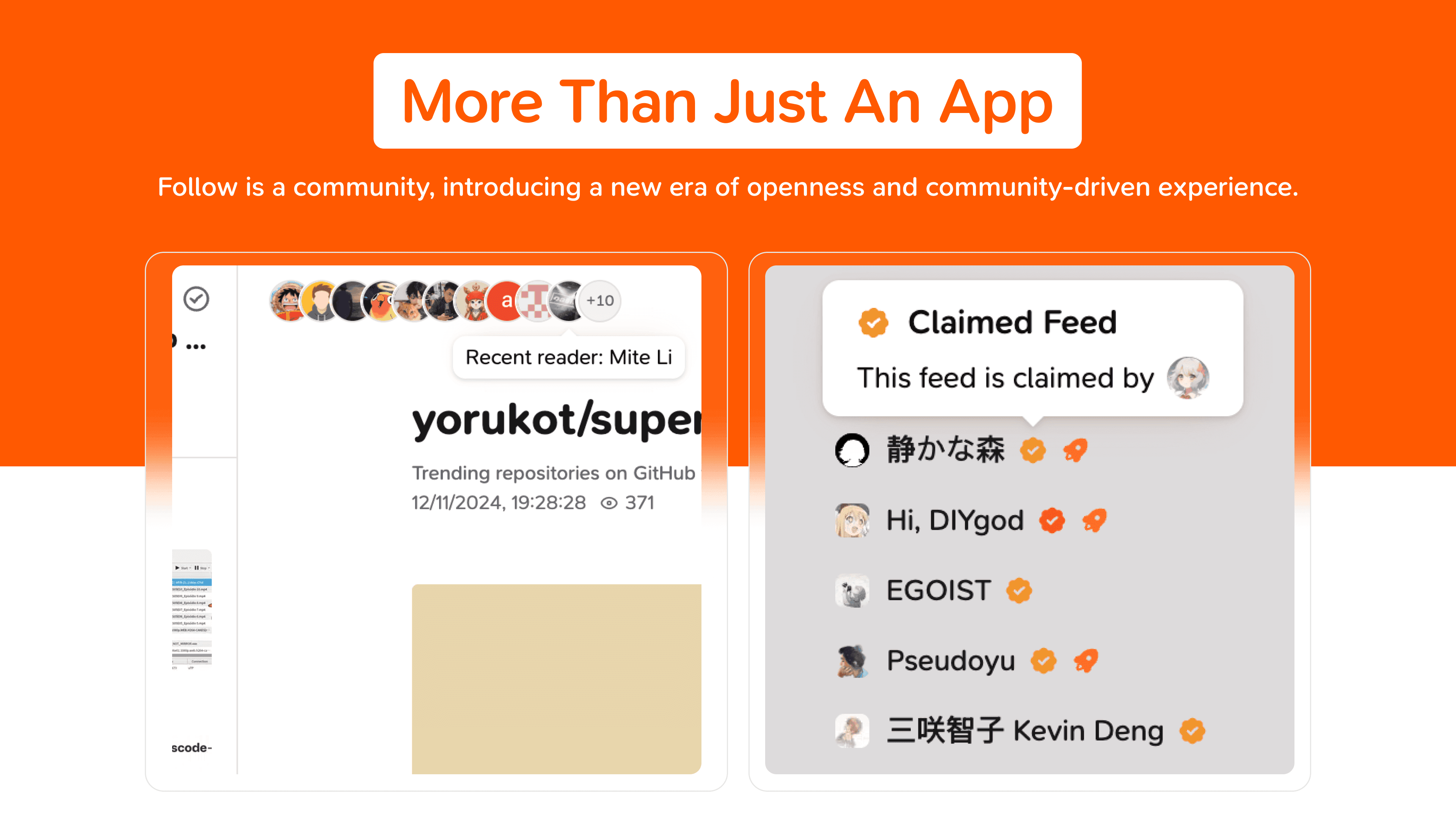 Screenshot of Community-Driven
